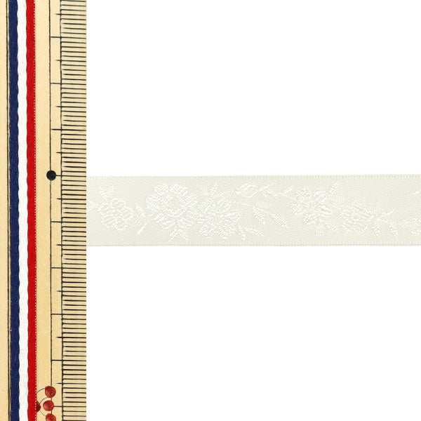 [Quantità a partire da 5] Nastro 『JacquardrasoNastro Ca. Largo 15 mm, colore 73 UR-1300"