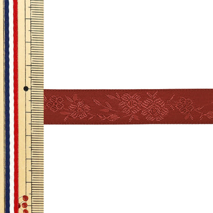 [5부터 시작하는 수량] 리본 『자카드공단리본 대략 15mm 너비의 색상 17 UR-1300"