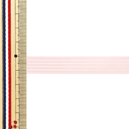 [Quantità a partire da 5] Nastro "Penta Stripe Satin"Nastro Ca. 12 mm di larghezza, colore 3 UR-1150"