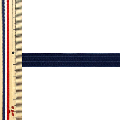 【数量5から】 リボン 『ペンタストライプ ストライプサテン 約12mm幅 28番色 UR-1150』