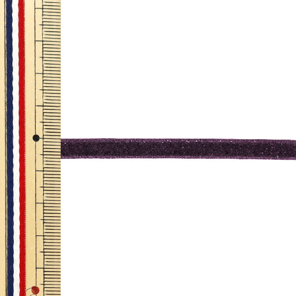 [Quantity starting from 5] Ribbon "Metallic single-sided velvetRibbon Approx. 6mm wide, color 88 UR-3500"