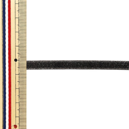 [Quantity starting from 5] Ribbon "Metallic single-sided velvetRibbon Approx. 6mm wide, color 4 UR-3500"