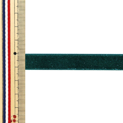 [Quantity starting from 5] Ribbon "Metallic single-sided velvetRibbon Approx. 12mm wide, color 163 UR-3500"