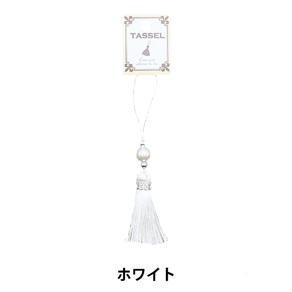 Tassel "2024 Glitter Tassel White BX1554-1"