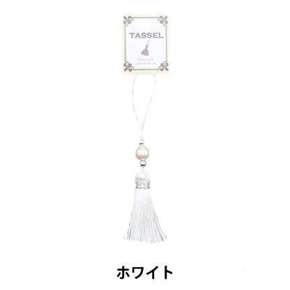 Tassel "2024 Glitter Tassel White BX1554-1"