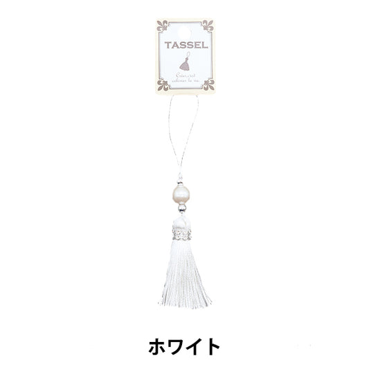 Tassel "2024 Glitter Tassel White BX1554-1"