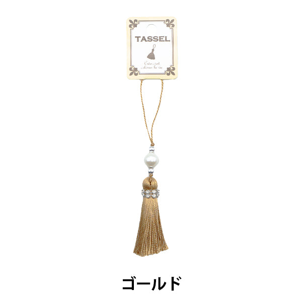 Tassel "2024 Glitter Tassel Gold BX1554-2"