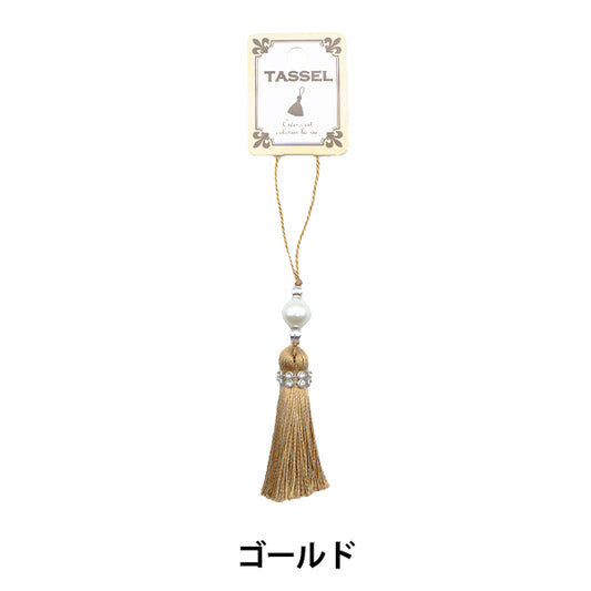 Tassel "2024 Glitter Tassel Gold BX1554-2"