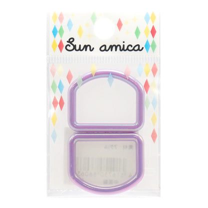 Handicraft parts "Aurora D-ring Approx. 25mm Purple SOD-03"