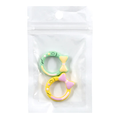 手芸金具 『キューティカラビナ リボン 2個入り YN-02-03A』