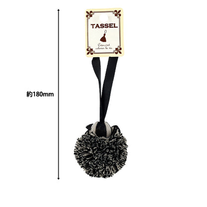 borla "Borla Pompón Negro BX1559-3”