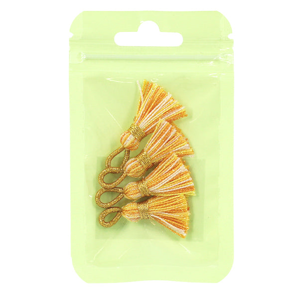 handwerkliche Teile "Bunte Quaste 4P Orange 4 Stück CT4P#25"