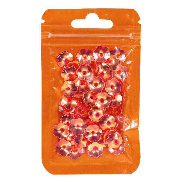 Paillettes "Paillettes de fleurs Env. 4g Rouge C-2''