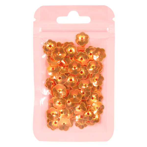 Paillettes "Paillettes de fleurs Env. 4g Orange C-5''
