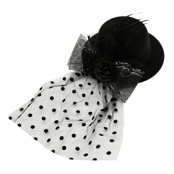 Accesorios "Negro con mini sombrero -weil mh2412"