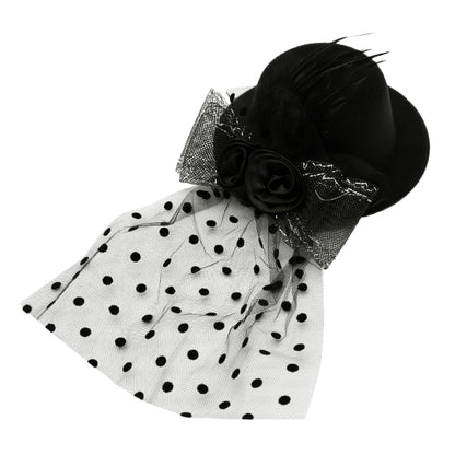 Accesorios "Negro con mini sombrero -weil mh2412"