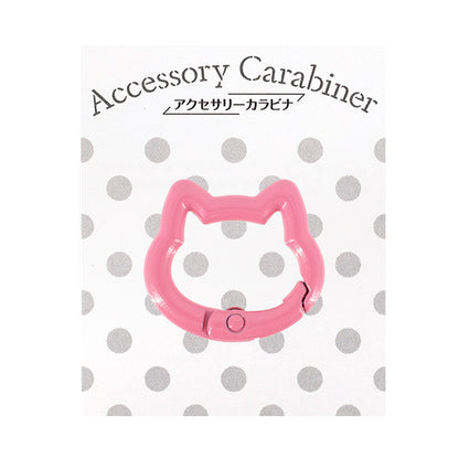 Bastelzubehör „Zubehör Karabiner Katzenform ca. 22 x 25 mm rosa ACY1-PK"