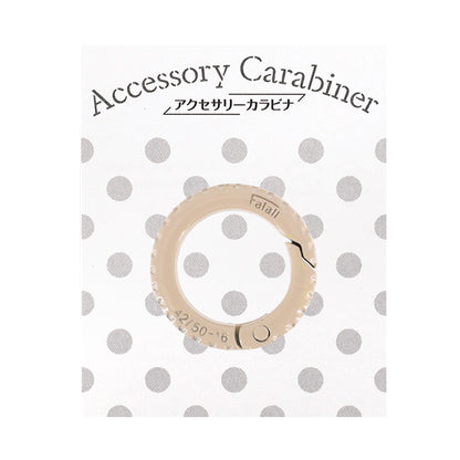 Bastel-Hardware „Zubehör Karabiner Reifen beige ACY3-BE“"