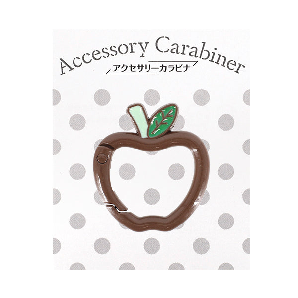 Bastelzubehör „Zubehör Karabiner Apfel ca. 27 x 30 mm braun ACY6-BR"