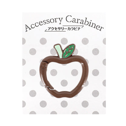 Bastelzubehör „Zubehör Karabiner Apfel ca. 27 x 30 mm braun ACY6-BR"