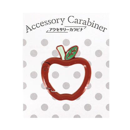 Bastelzubehör „Zubehör Karabiner Apfel ca. 27 x 30 mm rot ACY6-RD"