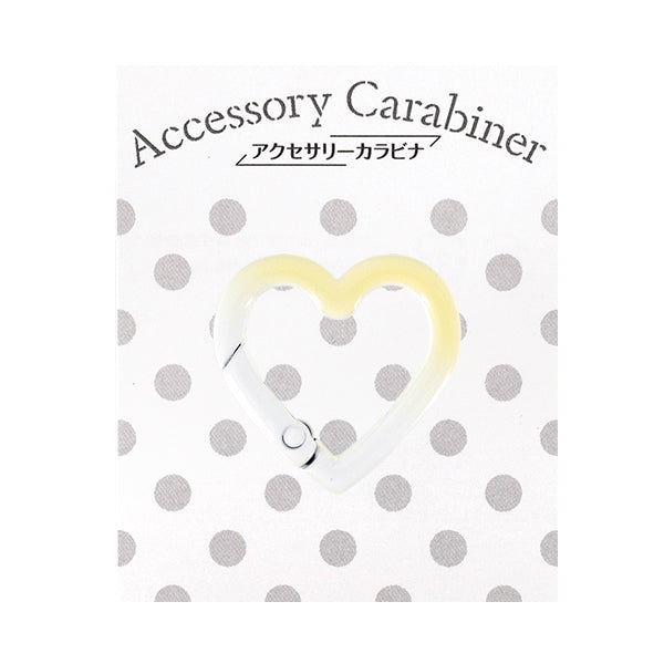 Bastel-Hardware „Zubehör Karabiner Abstufung Herz gelb ACY7-YE"