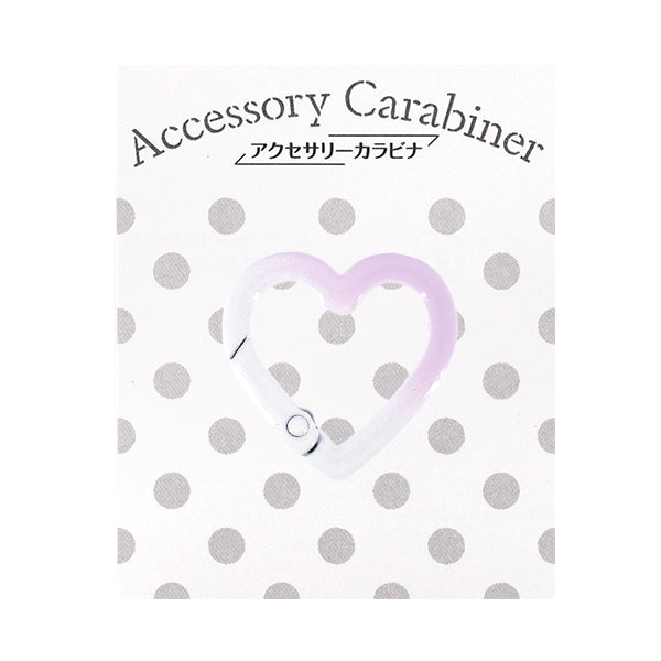 Bastelzubehör „Zubehör Karabiner Abstufung Herz lila ACY7-PP"