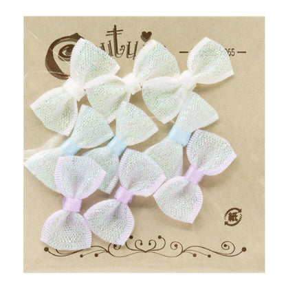 Handwerksteile "MiniFarbbandTeile 9 Teile Glitzer TRP-28"