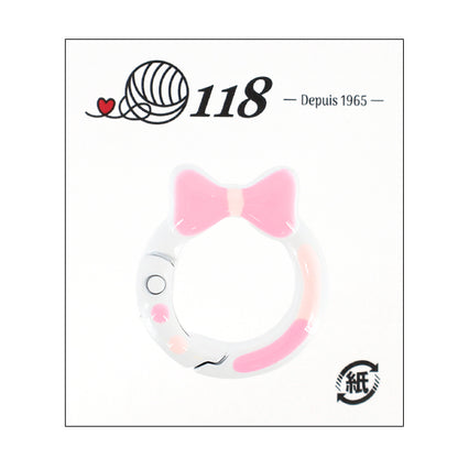 手芸金具 『カラビナ ホワイト TKB-50』