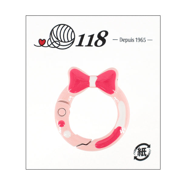 手芸金具 『カラビナ ピンク TKB-51』