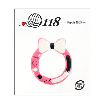 手芸金具 『カラビナ マゼンタ TKB-52』