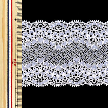 [5부터 시작하는 수량] 레이스리본테이프 "스트레치 레이스 2025 너비 약 8cm 퍼플 SLP417-PU"