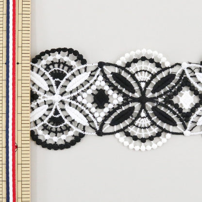 【数量5から】 レースリボンテープ 『モノトーンレース FY-3-2』