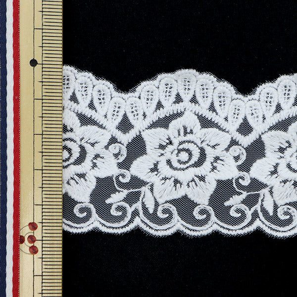 【数量5から】 レース 『レース ホワイト 約5cm幅 ISY-6-21-3』