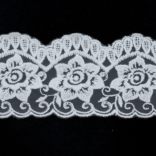 【数量5から】 レース 『レース ホワイト 約5cm幅 ISY-6-21-3』
