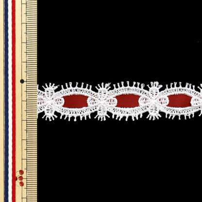 [Cantidad a partir de 5] Raza química `` QuímicaCintaEncaje aprox. Vino de 2 cm de ancho FR2406"