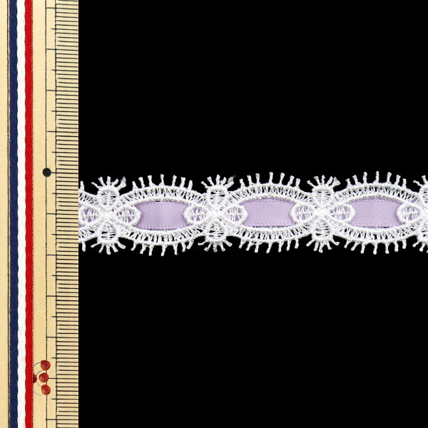 [الكمية تبدأ من 5] سباق كيميائي `` الكيميائيالشريطالدانتيل تقريبا. 2 سم عريض الأرجواني FR2406"