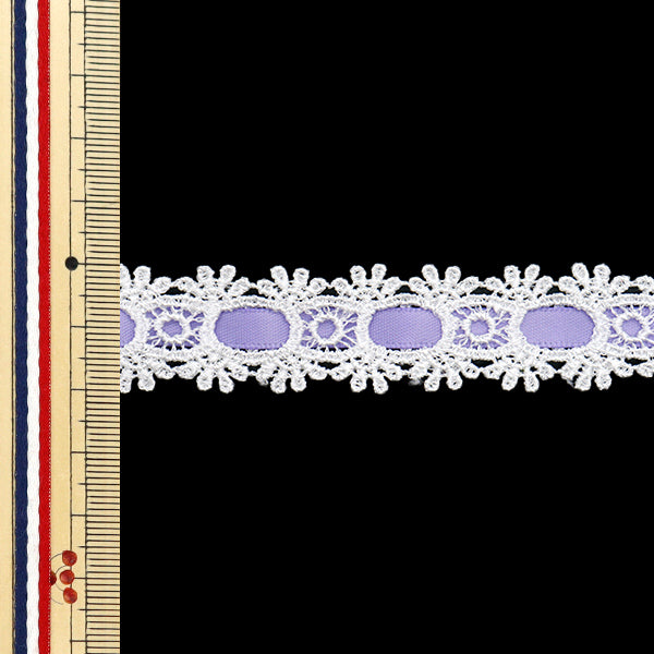 [الكمية تبدأ من 5] سباق كيميائي `` الكيميائيالشريطالدانتيل تقريبا. 2 سم عريض البنفسجي FR2407"