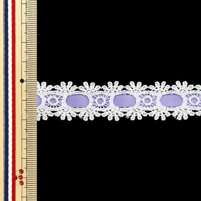 [الكمية تبدأ من 5] سباق كيميائي `` الكيميائيالشريطالدانتيل تقريبا. 2 سم عريض البنفسجي FR2407"