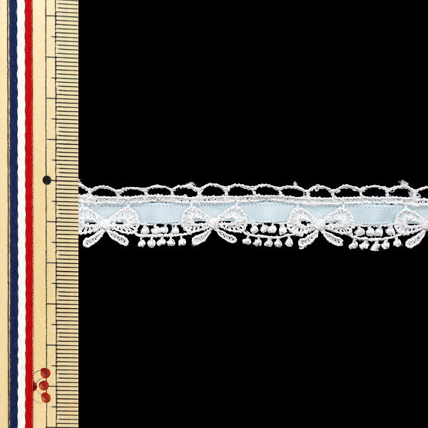 [الكمية تبدأ من 5] سباق كيميائي `` الكيميائيالشريطالدانتيل تقريبا. 1.5 سم عريض الأزرق الأزرق FR2408"