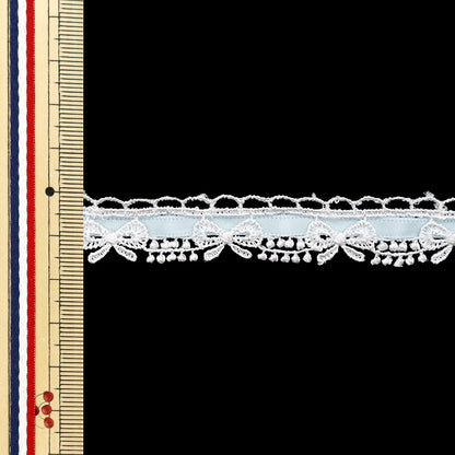 [الكمية تبدأ من 5] سباق كيميائي `` الكيميائيالشريطالدانتيل تقريبا. 1.5 سم عريض الأزرق الأزرق FR2408"