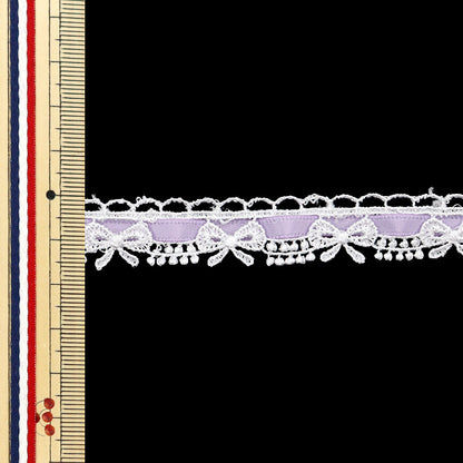 [الكمية تبدأ من 5] سباق كيميائي `` الكيميائيالشريطالدانتيل تقريبا. 1.5 سم عريض الأرجواني FR2408"