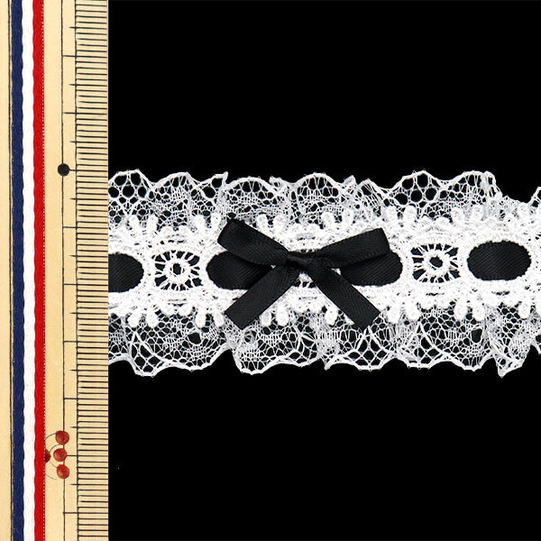 [Cantidad a partir de 5] carreraCintaCinta "CintaEncaje decorativo aprox. FR2409 de 3.5 cm de ancho FR2409"