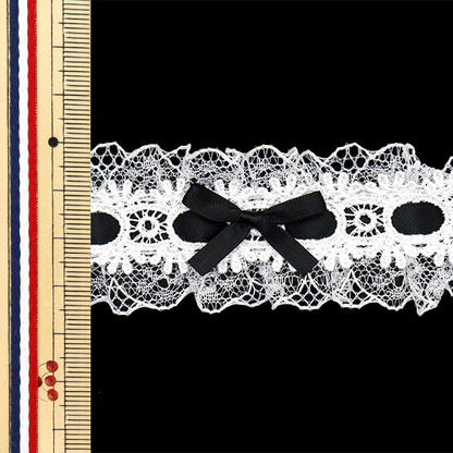 [Cantidad a partir de 5] carreraCintaCinta "CintaEncaje decorativo aprox. FR2409 de 3.5 cm de ancho FR2409"