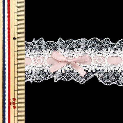 [Cantidad a partir de 5] carreraCintaCinta "CintaEncaje decorativo aprox. Huma de humo de 3.5 cm de ancho FR2409"