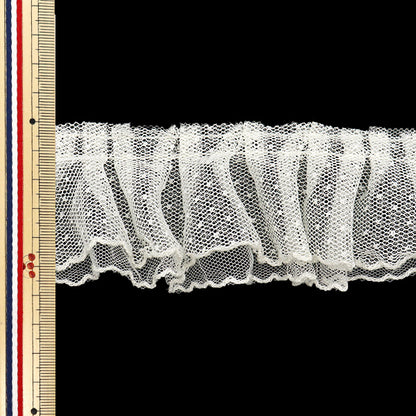 [5부터 시작하는 수량] 프릴리본 "너비는 약 5cm, 베이지 색 FR2417"