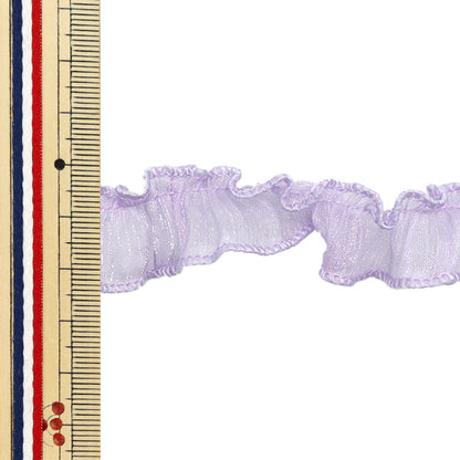 [Количество, начиная с 5] излишествЛента "Lamé Organza Flill Light Purple FR2420"