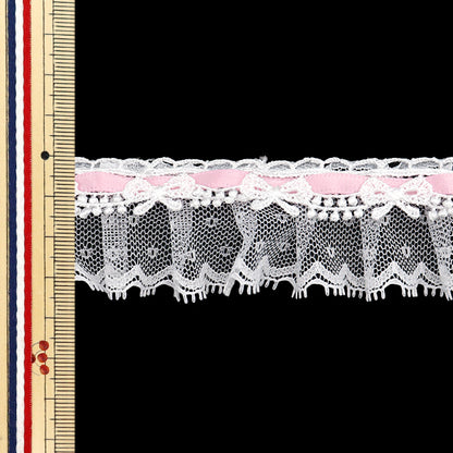 [Количество, начиная с 5] излишествЛента 『ЛентаЛиния чар Frill Light Pink FR2447"