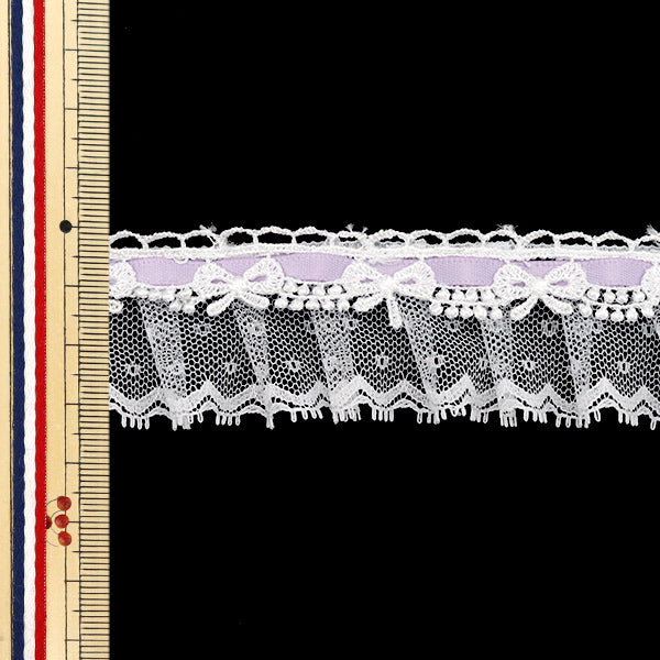 [Количество, начиная с 5] излишествЛента 『ЛентаЛиния чар Frill Purple FR2447"