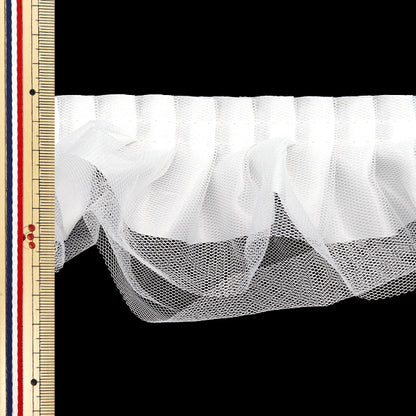 [Quantité à partir de 5] FoulantsRuban "Triple Tulle Frills blanc FR2443"